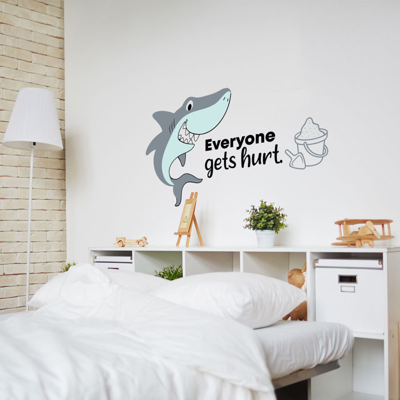 Text & Numbers Wall Decal, 12" H x 20" W x 0.05" D