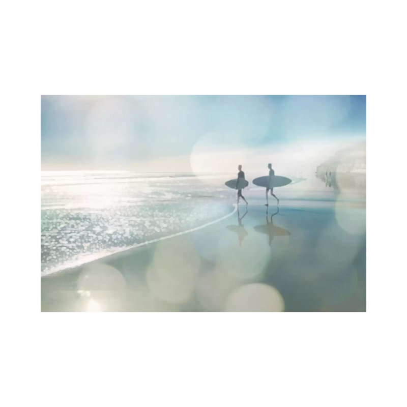 Surfers by Devon Davis - Wrapped Canvas Gallery-Wrapped Canvas Giclée, 20.32cm H x 30.48cm W