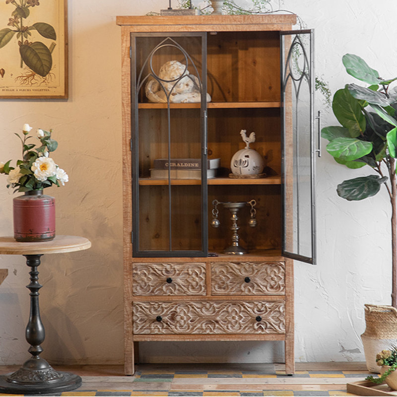 Walnut Solid Wood Display Cases