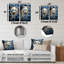 Blanc et bleu Birman Bliss Cat - ensemble de 2 impressions sur chat en métal-1993734696