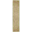 Hand-Knotted High-Quality Rust and Gold Runner