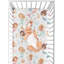 Drap-housse pour lit de bébé rose et bleu sirène par Sweet Jojo Designs
