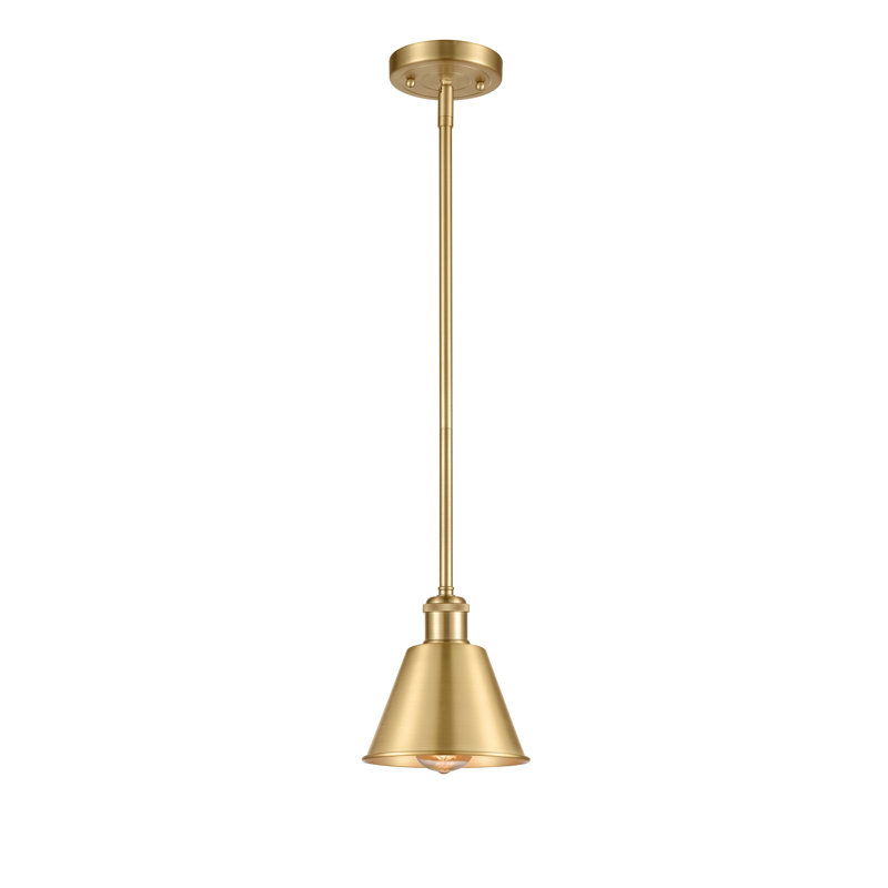 Luminaire suspendu en forme de larme à 1 lumière Farlane, Ampoule non incluse, Or satiné, Or satiné