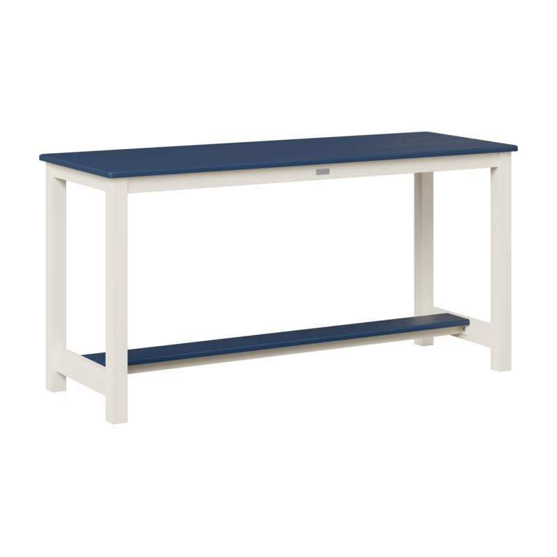 Table de salle à manger en aluminium Berlin Gardens, Navy Blue