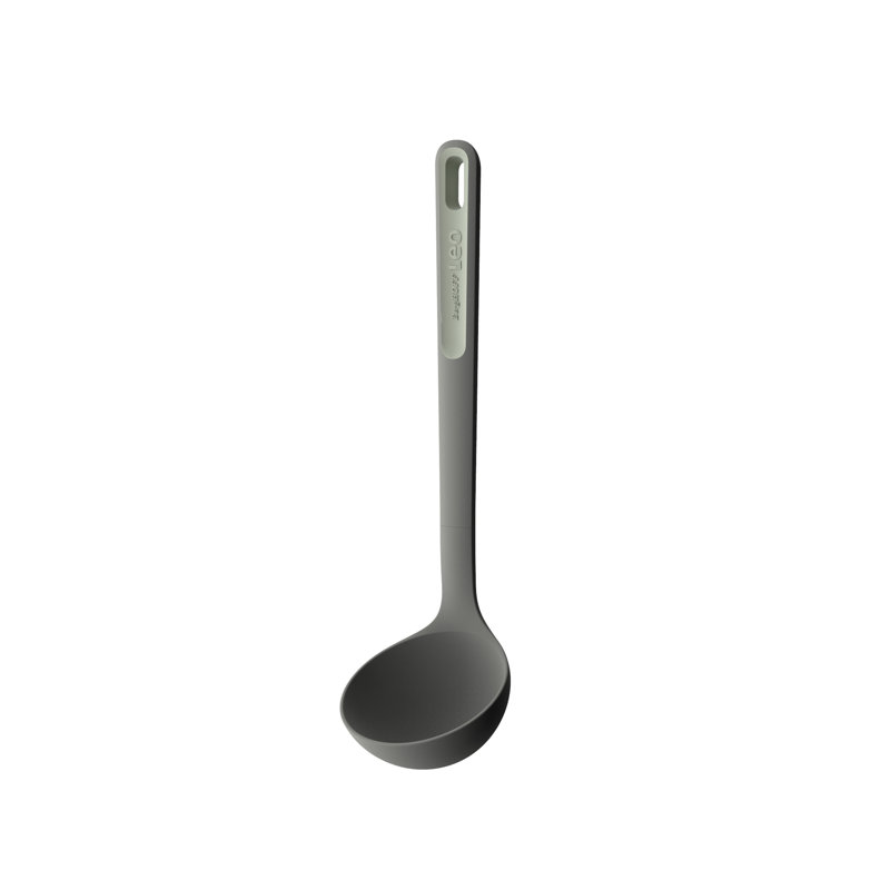 Gray Silicone and Nylon 3-Piece Cooking Utensil Set