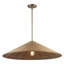 Luminaire suspendu en rotin à 1 lumière Welby 32 po Welby