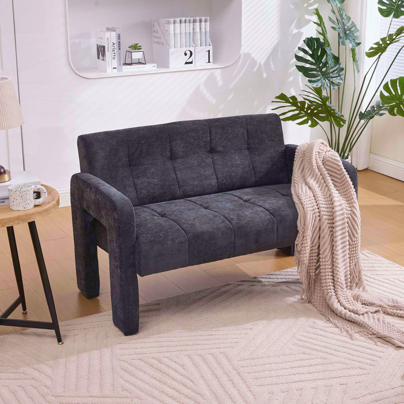 Fauteuil double Nordic, Noir