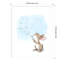 «Little Bunny Blowing Bubbles» par Circle Kids, impression sur bois encadrée-109378946