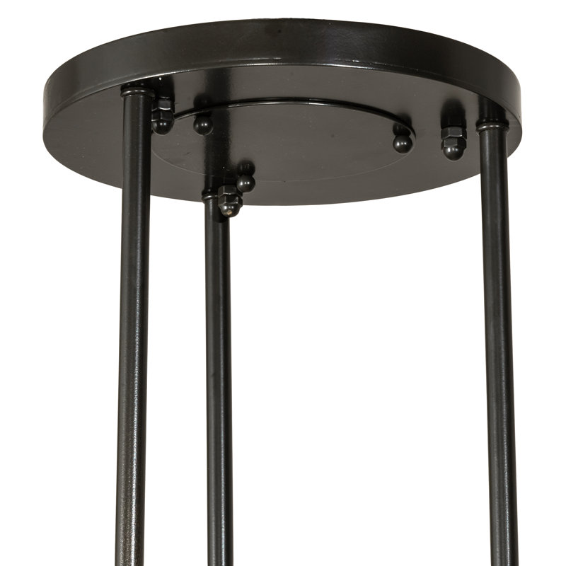 Luminaire suspendu cylindrique 6 lumières