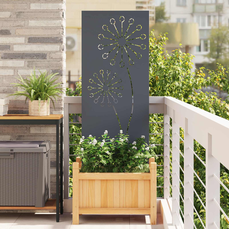 vidaXL Garden Privacy Screen Partition Outdoor Decor Modern Decorative Barrier