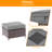 Tostvale Wicker 5 - Person Patio Conversation Set with Cushions-1086514792-1086514791