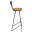 Juli Counter Stool with Metal Frame