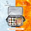 Insulated 36-can Cooler Bag, 20l Double Decker Soft Cooler Soft-sided Cooling Bag For Beach/picnic/sports, Grey-443425188