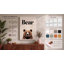 Bear Minimalist - Wrapped Canvas-1020404515-1020404537