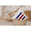 Coussin décoratif intérieur / extérieur à motif de lettre C Nantucket-1287891545