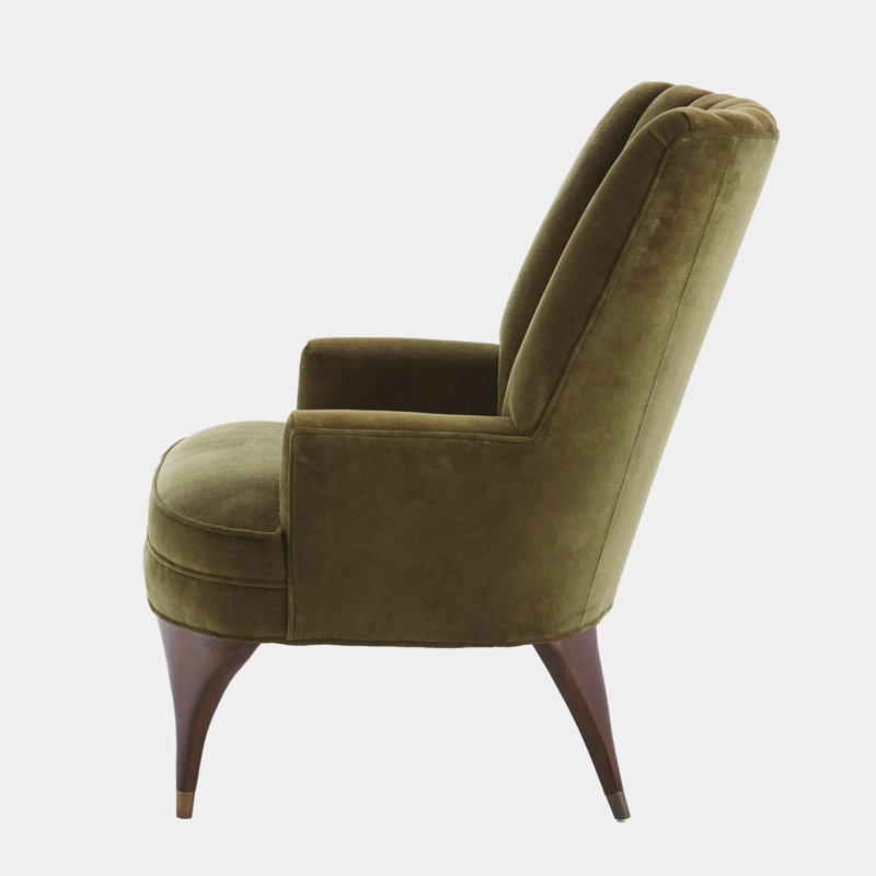 Duncan Tufted Armchair, Muslin