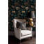 Papier peint floral foncé Moody Botanical-607416429
