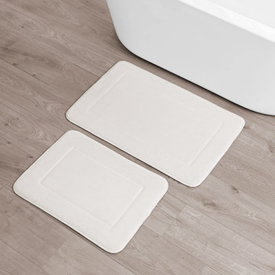 Wayfair Basics® Inglestone Common Terry Bath Rug Set (2 Piece Set)