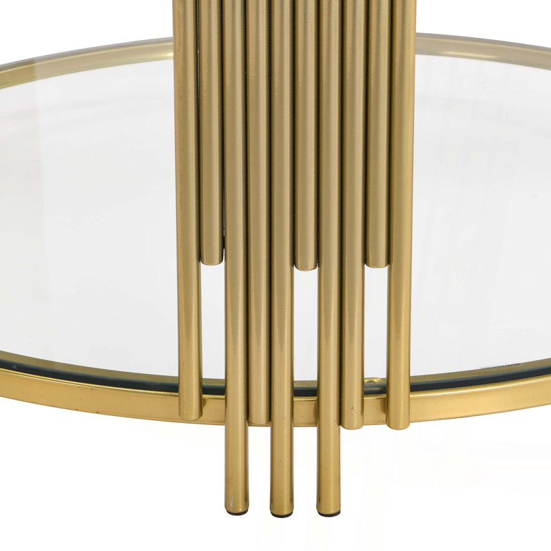 Table basse moderne Modern Mirror, Transparent