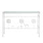 Oskar 50 in. Glass Console Table