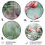 «Elegant Pink Flamingo Paradise», art mural rond en métal animaux-233882096