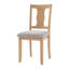 Chaises de salle à manger rembourrées confortables, en bois d'hévéa, ensemble de 4, style cuisine moderne-1480598830