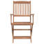 Forsythe 4 - Person Acacia Wood Patio Dining Set with Rectangular Table
