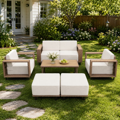 7-Piece Outdoor Patio Conversation Set