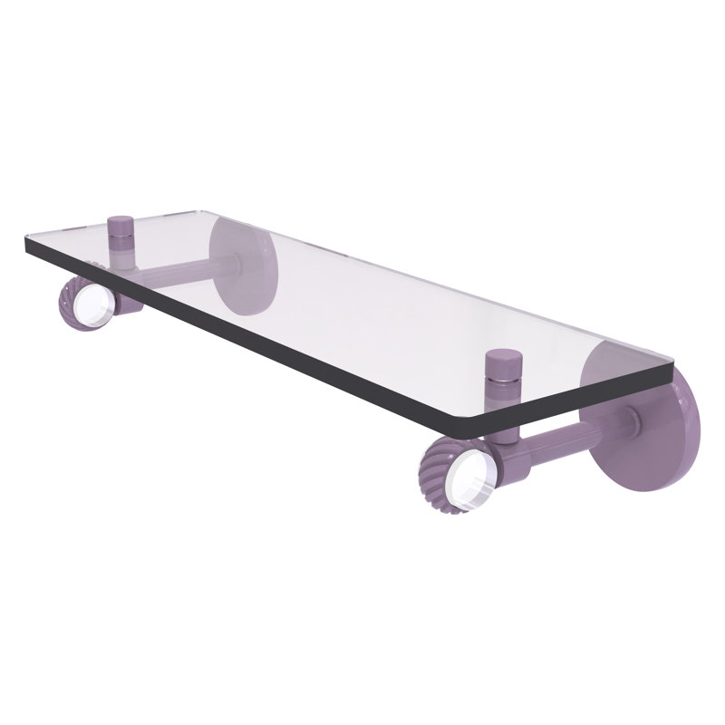 Tablette flottante Clearview, H 3,3 po x l 16 po x P 5,65 po, Lavande