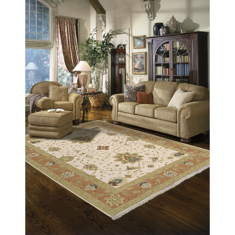 Burnham Wool Oriental Indoor Rug, Rectangle 7'10" x 9'10"