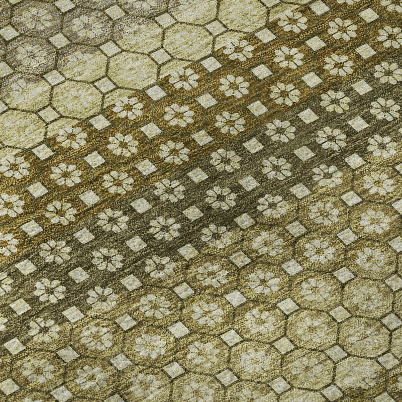 Tapis de qualité supérieure lavable à la machine Elize AMF1419, Rectangle 10 pi x 14 pi