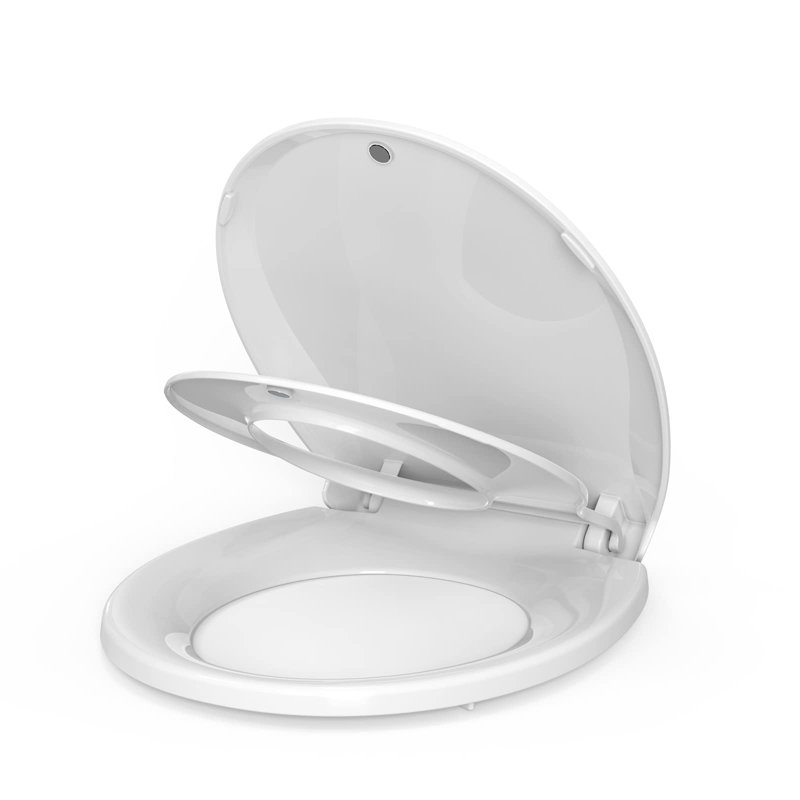Siège de toilette 2 en 1 blanc 2 po 1 po