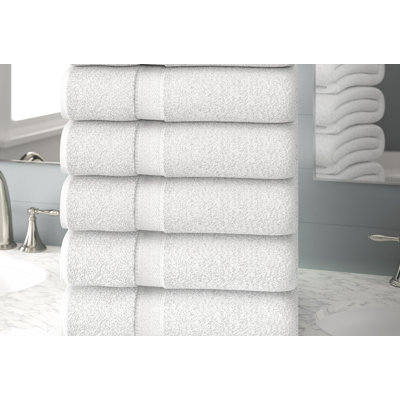Ensemble de serviettes de bain en coton turc 6 pièces Sinemis