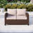 Argyri Stylish Wicker Outdoor Patio Loveseat-86710792