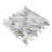 Cambria Fog Brick 12 in. x 12 in. Honed Marble Mosaic Floor and Wall Tile