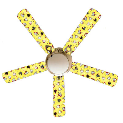 Ventilateur de plafond 5 pales 52 "