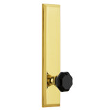 Grandeur Fifth Avenue Tall Plate Privacy with Lyon Door Knob