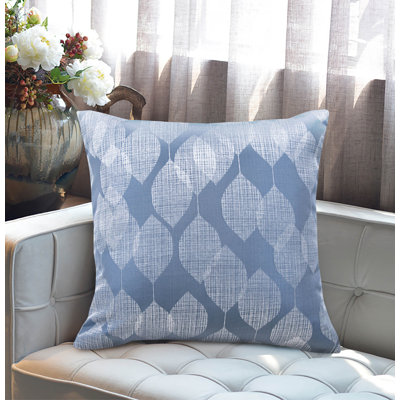 Barile Geometric Square Cushion