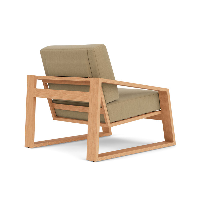 Outdoor Armchair, Loveboat Saffron