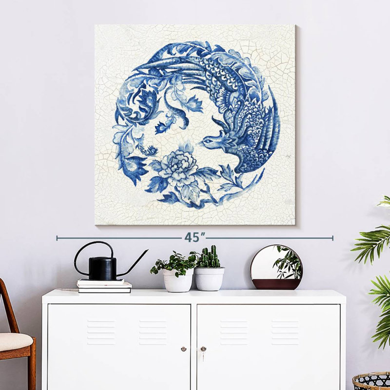Brampt Chinese Porcelain I, 33" H x 33" W