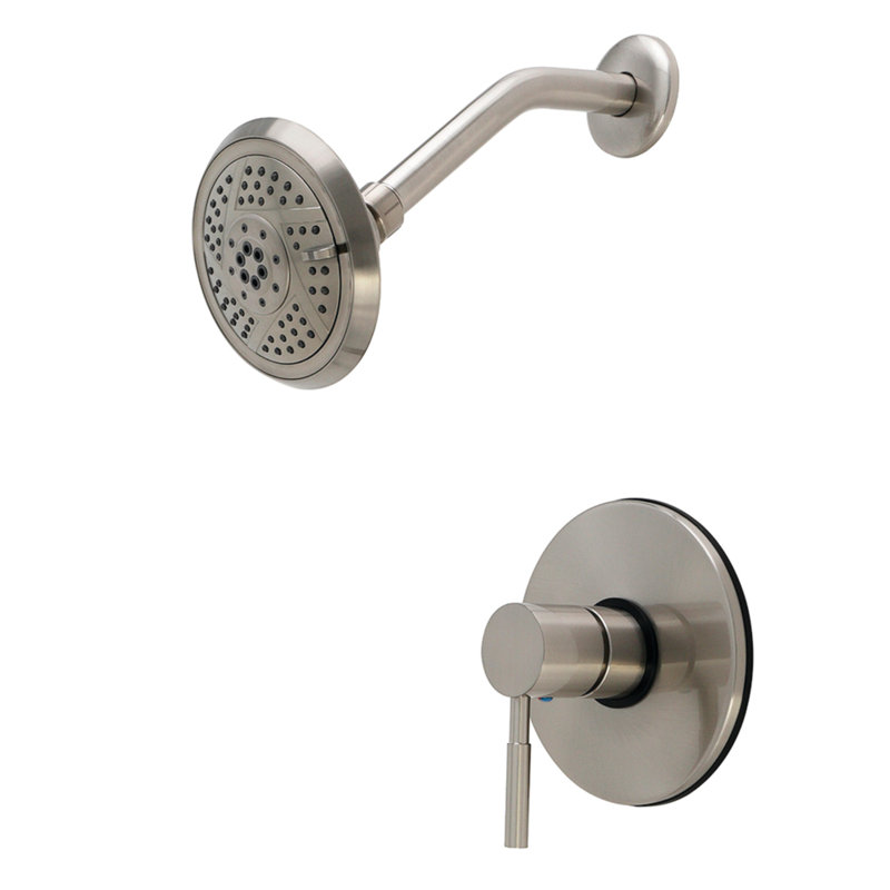 Robinet de douche à pression équilibrée Kingston Brass Concord, garniture seulement, Nickel brossé