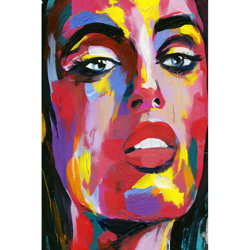 Prismatic Pout III by Annie Warren - Wrapped Canvas Print, 122cm H x 81cm W