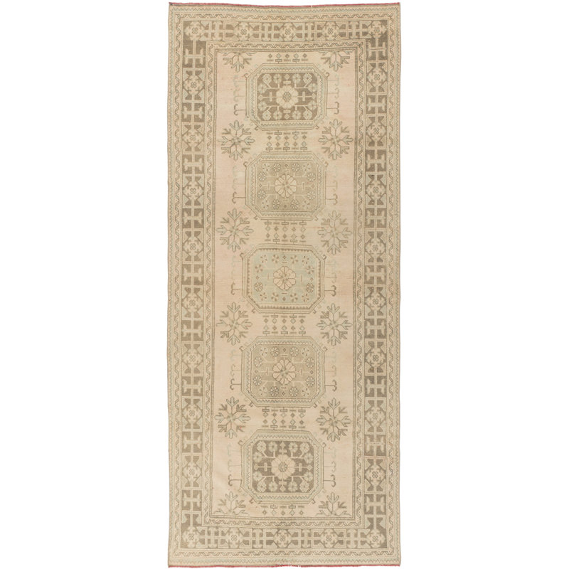One-of-a-Kind Runner 4'7" X 11'2" Hand Knotted Area Rug