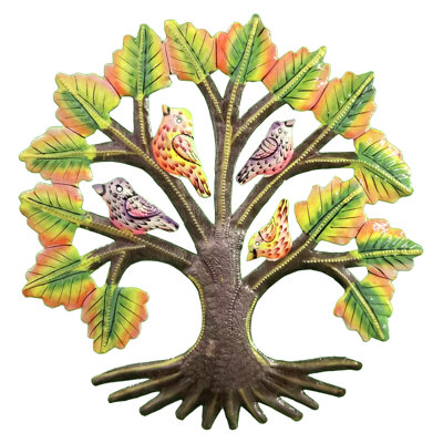 Arbre d'automne peint