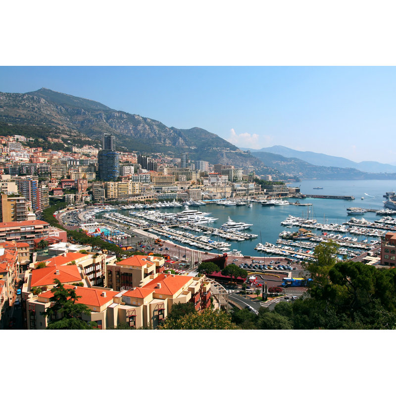 Monaco - photographie sur toile tendue, L 18 po x H 12 po
