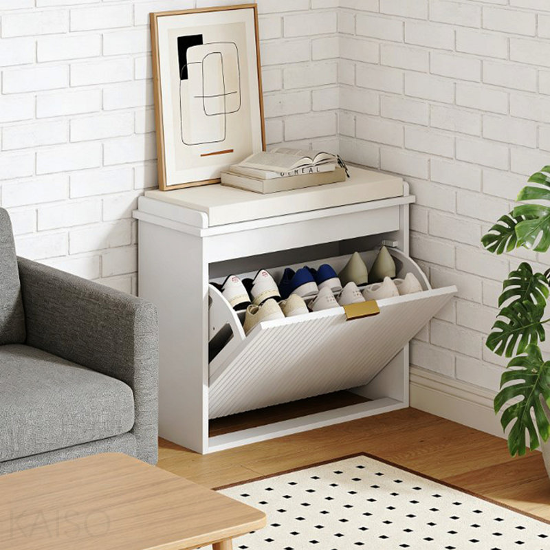 Banc de rangement pour chaussures, banc d'entrée, armoire à chaussures