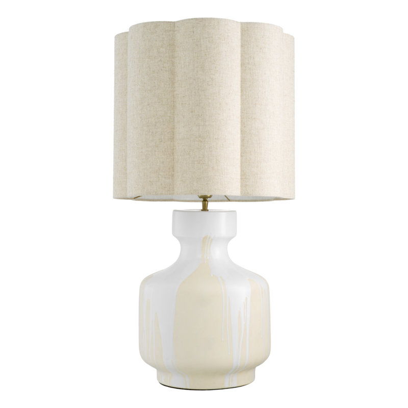 Table Lamp Lorena Incl Shade, White