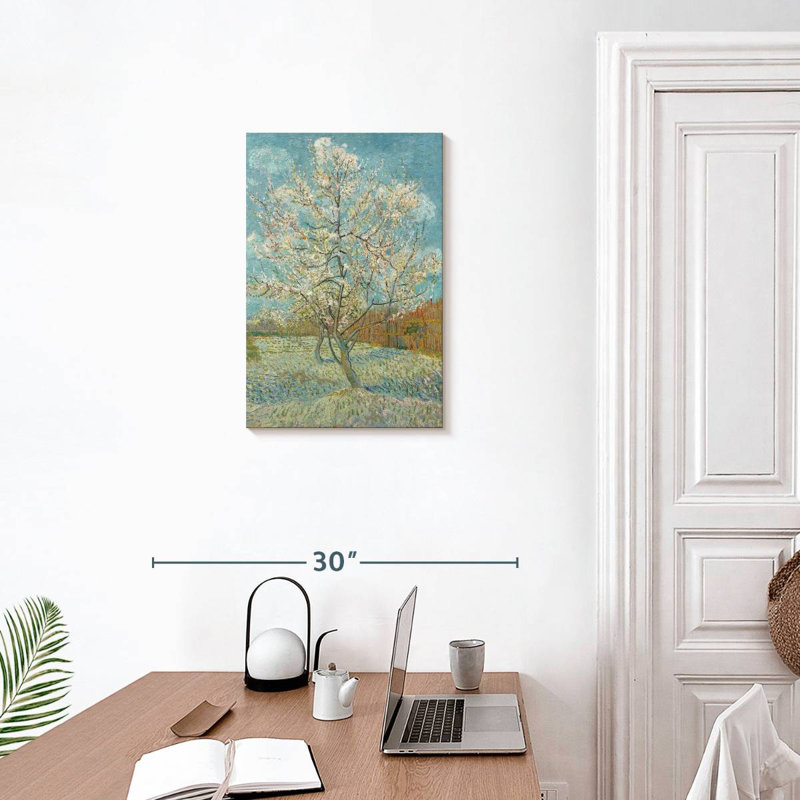 Harnek The Pink Peach Tree, 24" H x 16" W