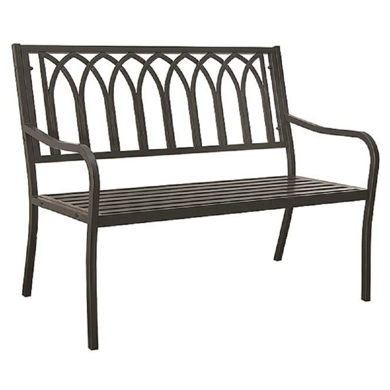 Banc de jardin Lehmann, Noir antique
