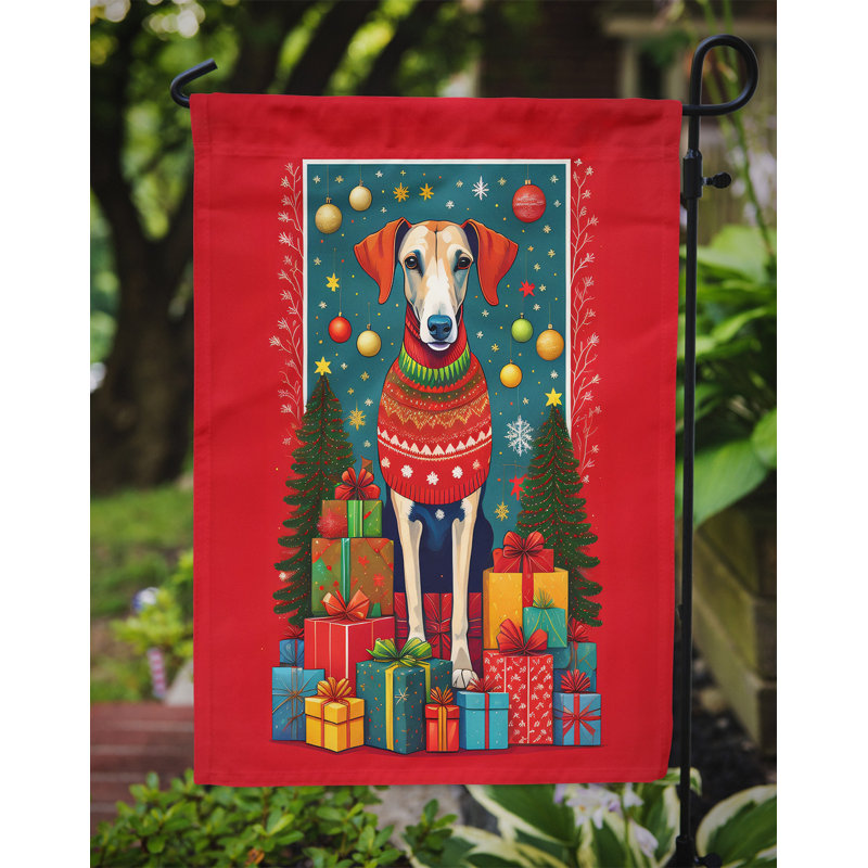 Drapeau de jardin en polyester double face H 15,5 po x l 11,25 po